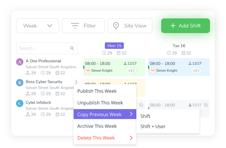 smart scheduling for mobile patrol